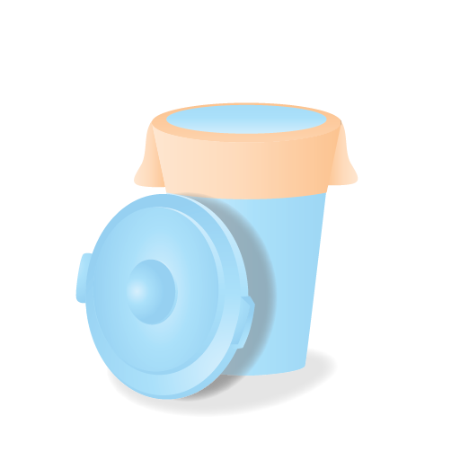 Bin, cleaning, janitor, trash icon