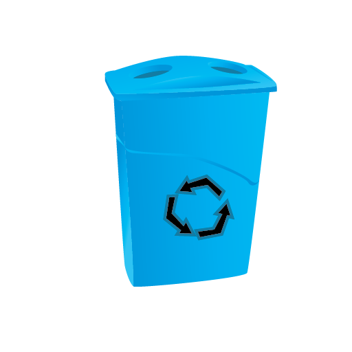 Bin, cleaning, janitor, recycle icon