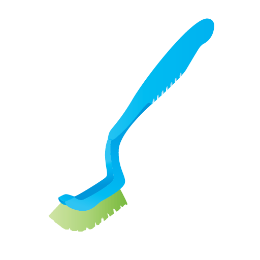 Brush, cleaning, janitor icon