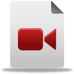 Camera, file, video, walk icon