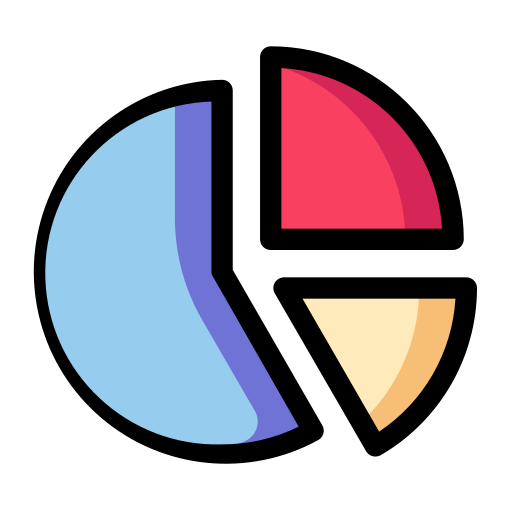 Analytics, chart, graph, pie, business icon
