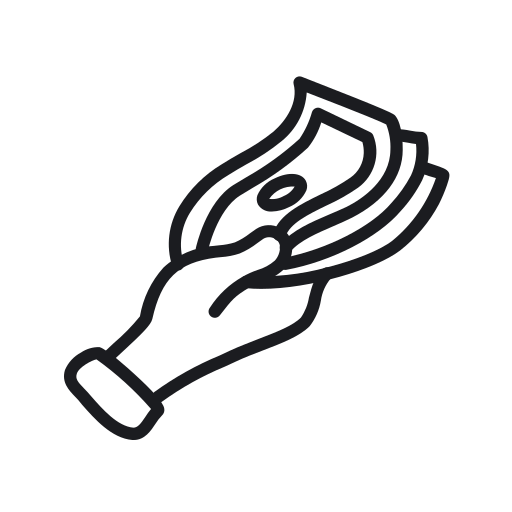 Cash, money, business, finance, dollar icon