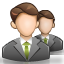 Business, buyers, clients, users icon
