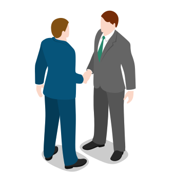 Businessman, male, man, meeting, people, standing, business icon