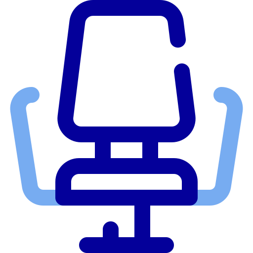 Chair, office, business, furniture, seat, work, sit icon