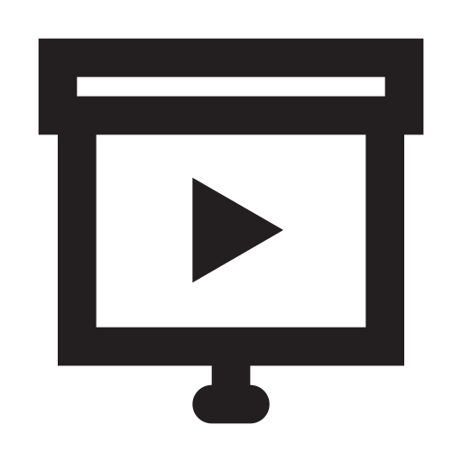 Business, management, media, presentation icon
