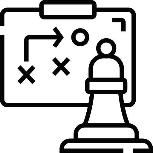 Planning, strategy, business, chess, plan icon