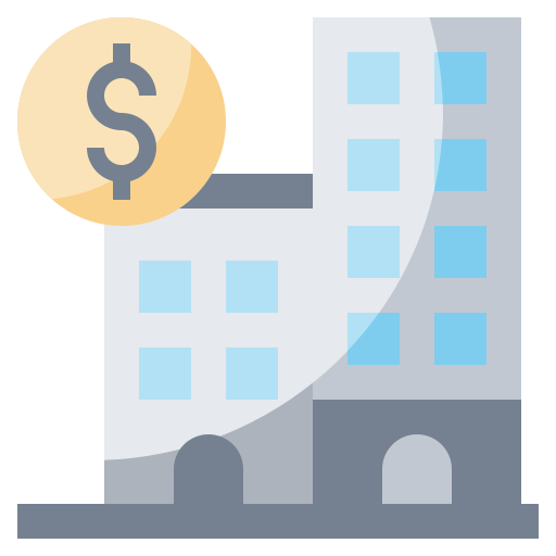 And, bank, banking, buildings, business, columns, finance icon