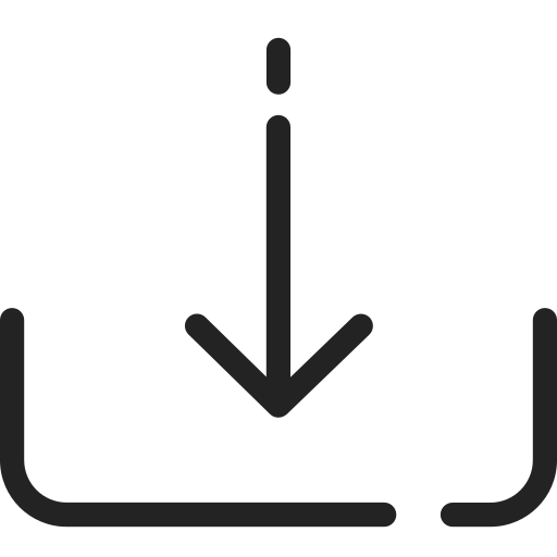 Business, management, marketing, download, inbox icon