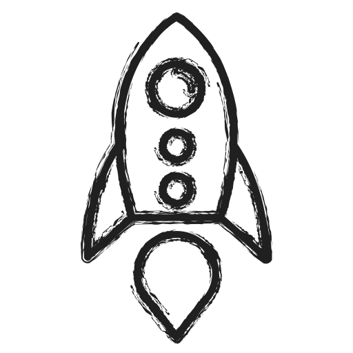 Business, rocket, seo icon