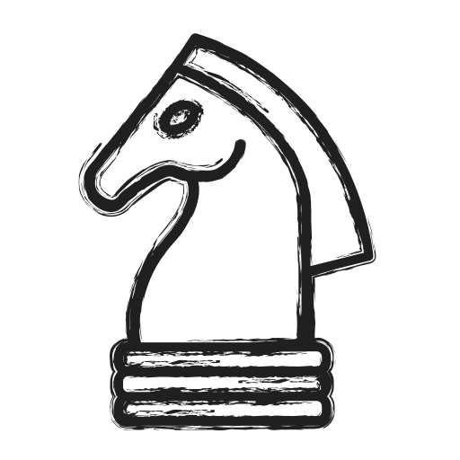 Business, chess, strategy icon