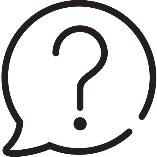 Business, management, marketing, bubble, question icon