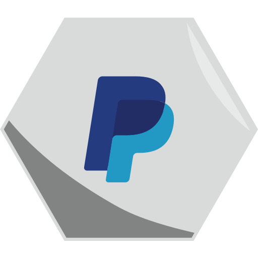 Business, hexagon, money, payment, paypal, social, transaction icon
