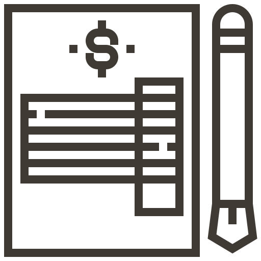 Asset, invoice, loan, pawnshop, tax, business, finance icon