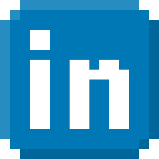 Linkedin, work, business, pixel, logo, social media icon