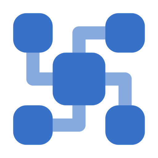 Connection, connections, business, people icon