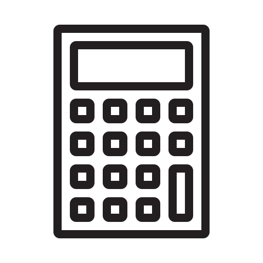 Tool, business, marketing, math, calculator, office, accounting icon
