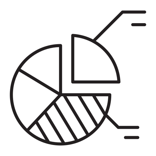 Business, consultation, pie chart, strategy, report icon