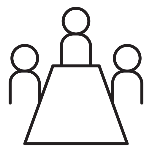 Business, consultation, strategy, meeting, brainstorm icon