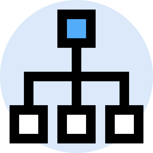 Business, finance, management, marketing, office, organization icon