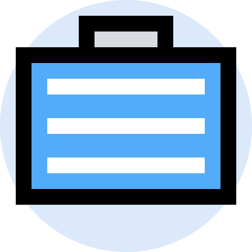 Bag, business, finance, management, marketing, office icon