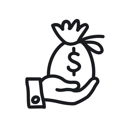 Money, savings, finance, currency, payment, banking icon