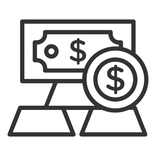 Dollar, finance, money icon