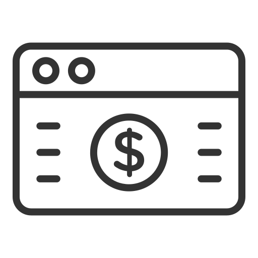 Dollar, finance, money icon