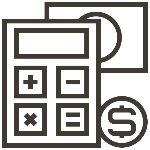 Accounting, finance, calculator, cash, currency, dollar, money icon