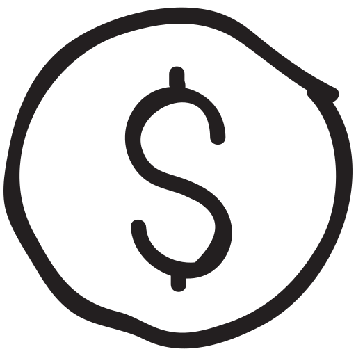 Cash, coin, dollar, finance, fund, money, payment icon