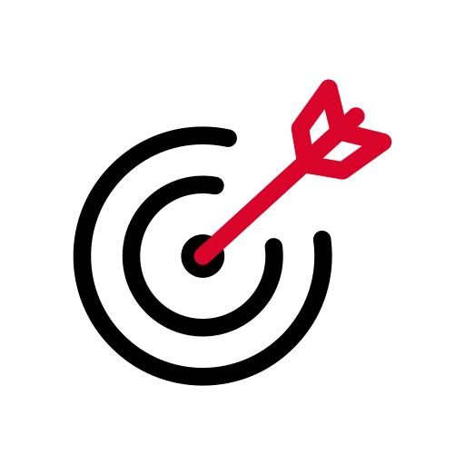 Target, goal, aim, focus, business, finance, money icon