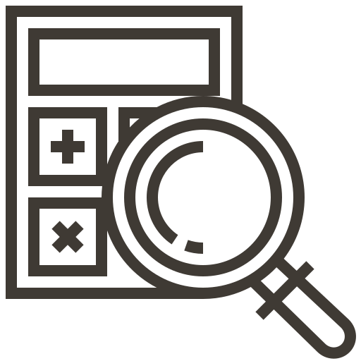 Accounting, finance, bank, calculator, payment, research icon