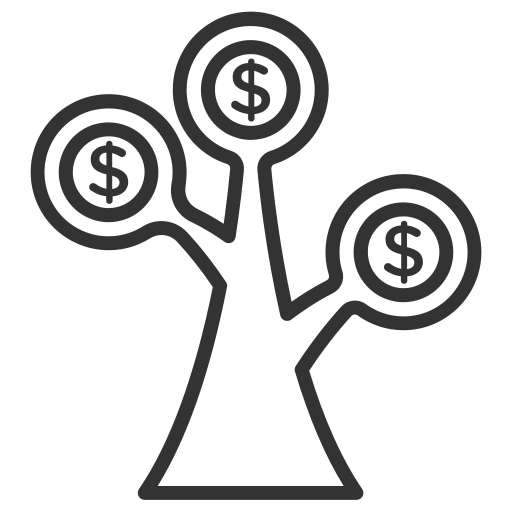 Dollar, finance, money icon