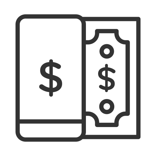 Dollar, finance, money icon