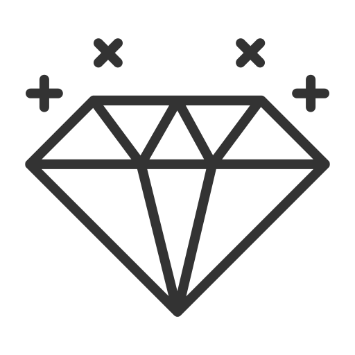 Diamond, dollar, finance, money icon