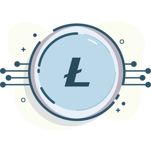 Cryptocurrency, digital, finance, litecoin icon