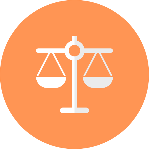 Balance, compare, equal, finance, measure, scale, weight icon