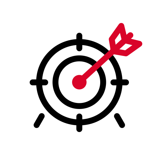 Target, goal, aim, focus, business, finance, money icon