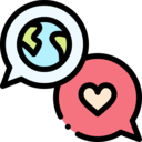 ecology and environment,speech bubble,chat,heart,speech balloon,love,talk,eco friendly