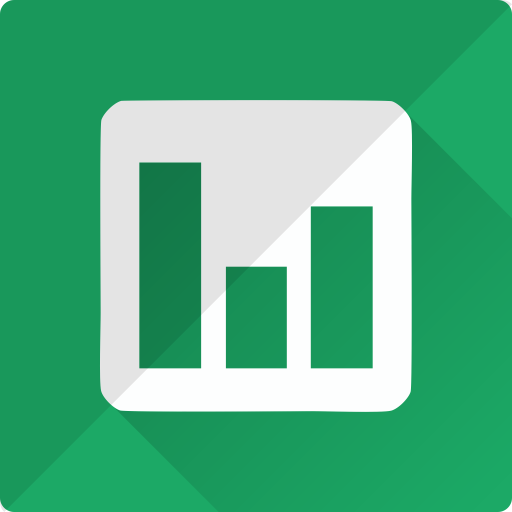 Chart, docs, google, analysis, diagram, finance, statistics icon
