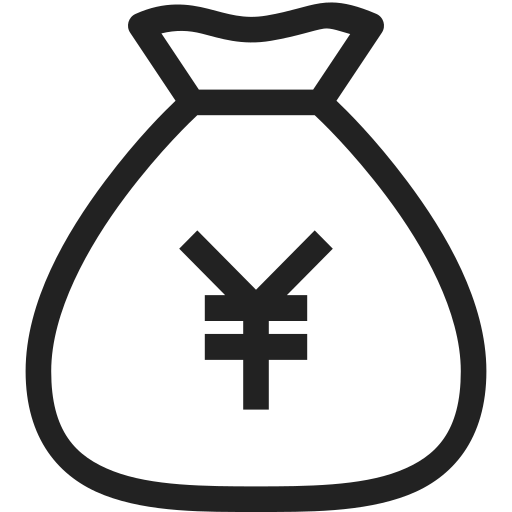 Bag, cny, money, currency, finance, payment icon