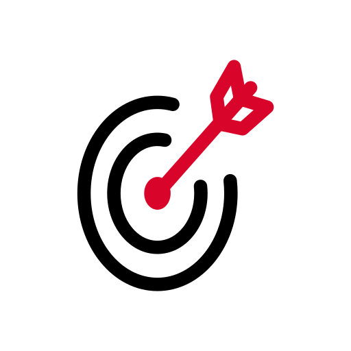 Target, goal, aim, focus, business, finance, money icon