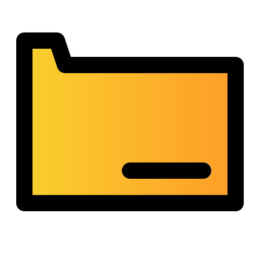 Business, file, filled, folder, line, management icon