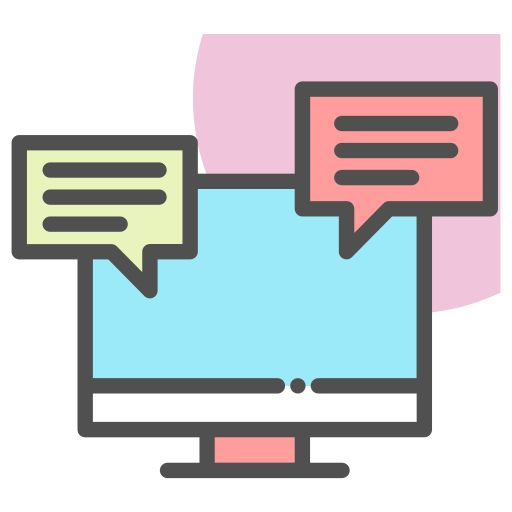 Bubble, chat, communication, interaction, online chat icon