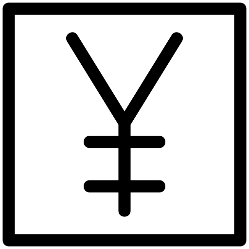 Yen, money, business, finance, currency, bank icon