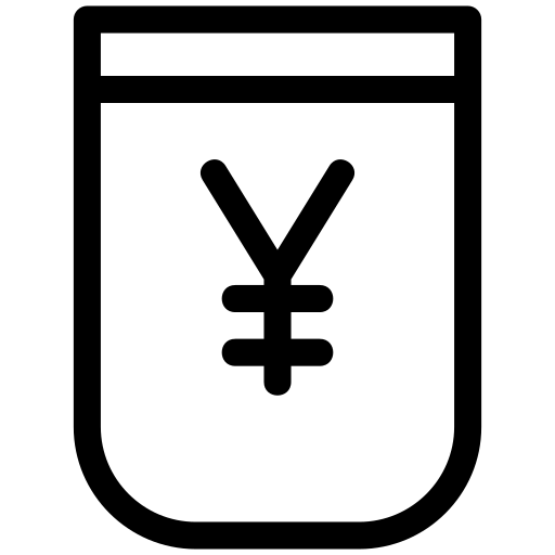 Yen, money, business, finance, currency, bank icon