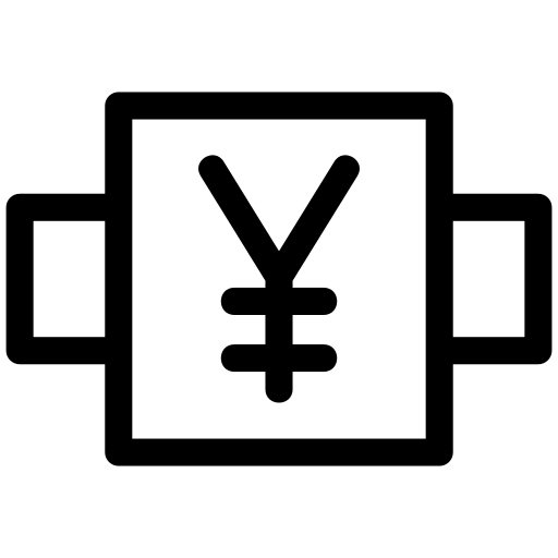 Yen, money, business, finance, currency, bank icon
