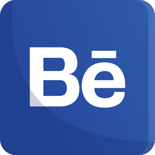 Social, behance, business, creative, portofolio, web design icon