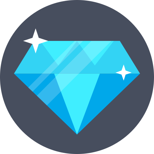 Diamond, gemstone, investment, jewelry icon