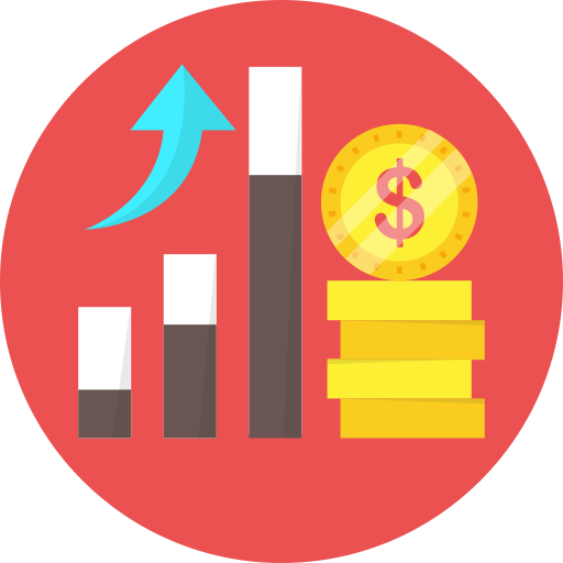 Analytics, business report, chart, dollar, statistics icon